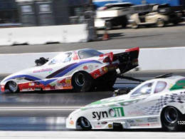 Alcohol Funny Cars at Pomona Raceway